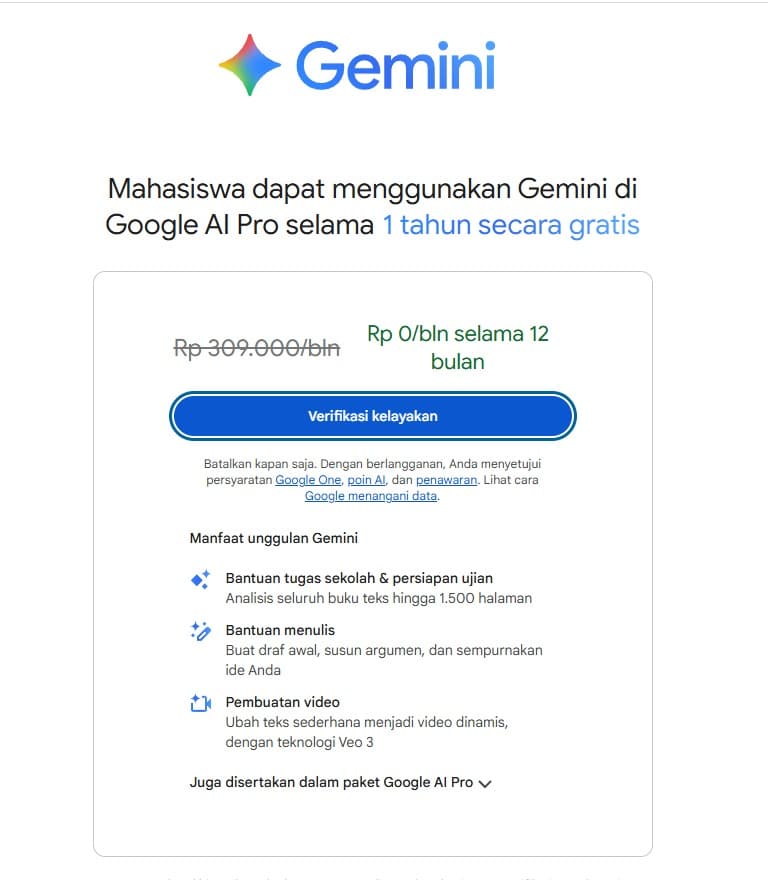 Langkah 1: Mulai Proses Verifikasi